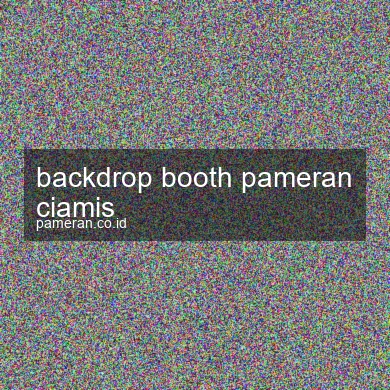 Backdrop Booth Pameran Ciamis