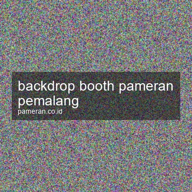 Backdrop Booth Pameran Pemalang