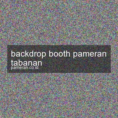 Backdrop Booth Pameran Tabanan