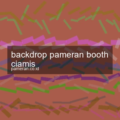 Backdrop Pameran Booth Ciamis