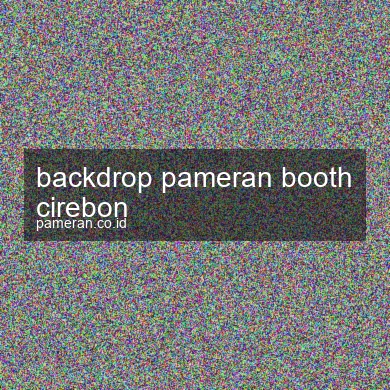 Backdrop Pameran Booth Cirebon