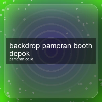 Backdrop Pameran Booth Depok