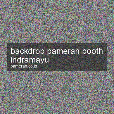 Backdrop Pameran Booth Indramayu