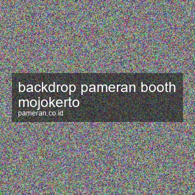 Backdrop Pameran Booth Mojokerto