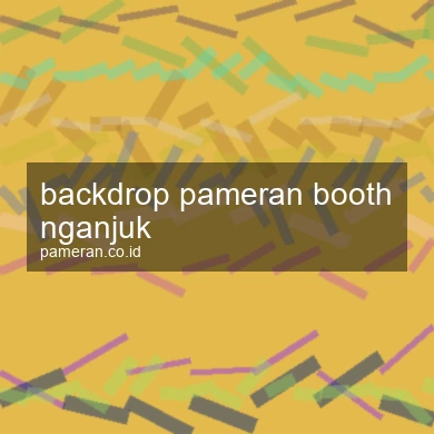 Backdrop Pameran Booth Nganjuk