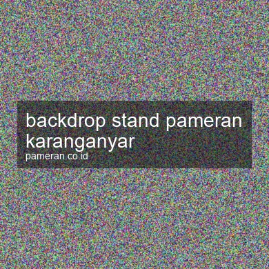 Backdrop Stand Pameran Karanganyar