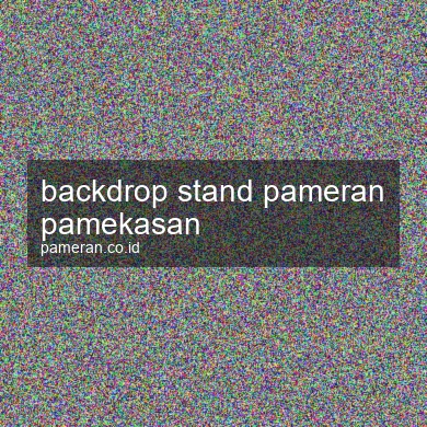 Backdrop Stand Pameran Pamekasan