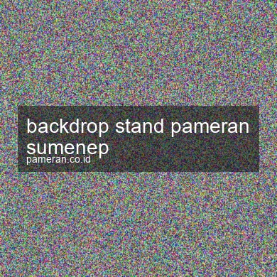 Backdrop Stand Pameran Sumenep