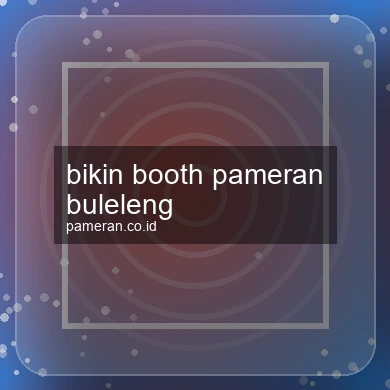 Bikin Booth Pameran Buleleng