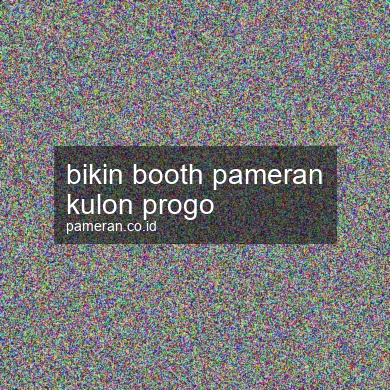 Bikin Booth Pameran Kulon Progo