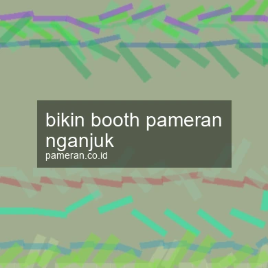 Bikin Booth Pameran Nganjuk