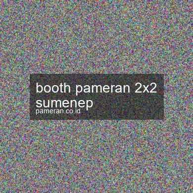 Booth Pameran 2x2 Sumenep