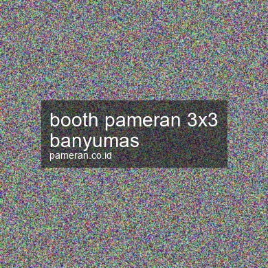 Booth Pameran 3x3 Banyumas