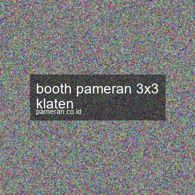 Booth Pameran 3x3 Klaten