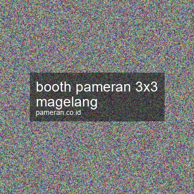 Booth Pameran 3x3 Magelang