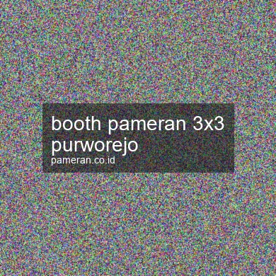 Booth Pameran 3x3 Purworejo