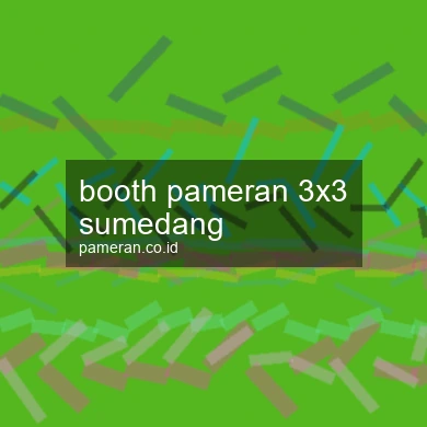 Booth Pameran 3x3 Sumedang