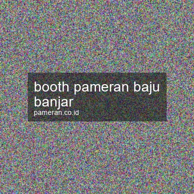 Booth Pameran Baju Banjar