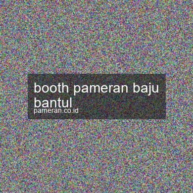 Booth Pameran Baju Bantul
