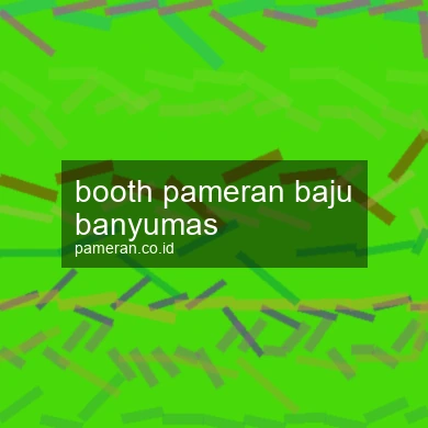 Booth Pameran Baju Banyumas