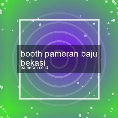 Booth Pameran Baju Bekasi