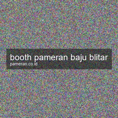Booth Pameran Baju Blitar