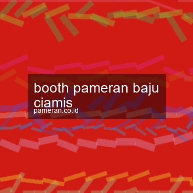 Booth Pameran Baju Ciamis