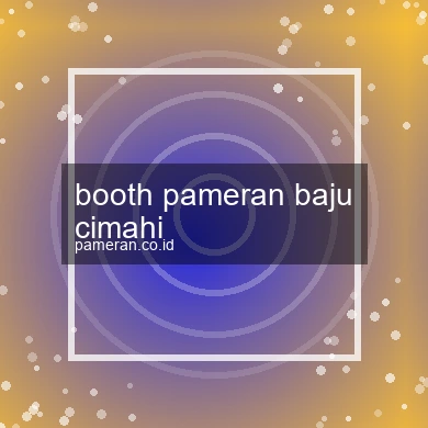 Booth Pameran Baju Cimahi