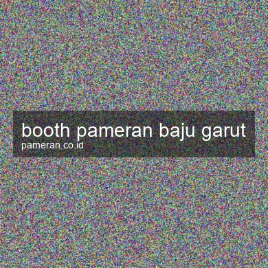 Booth Pameran Baju Garut