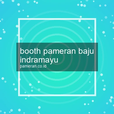 Booth Pameran Baju Indramayu