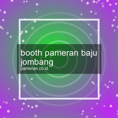 Booth Pameran Baju Jombang