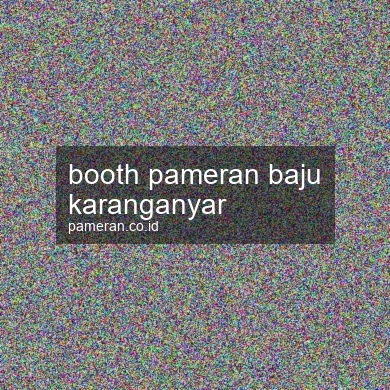 Booth Pameran Baju Karanganyar