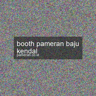 Booth Pameran Baju Kendal