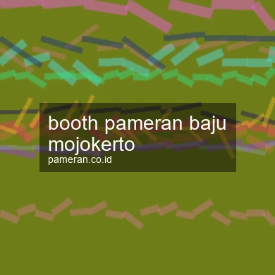 Booth Pameran Baju Mojokerto