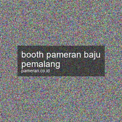 Booth Pameran Baju Pemalang