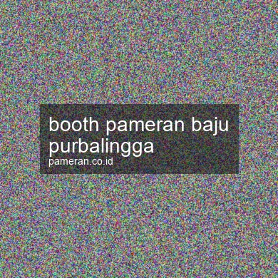 Booth Pameran Baju Purbalingga