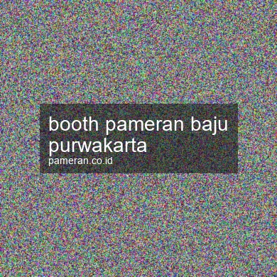 Booth Pameran Baju Purwakarta