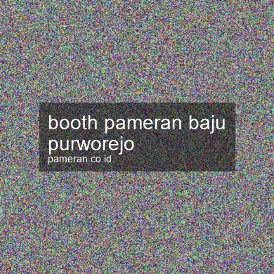 Booth Pameran Baju Purworejo