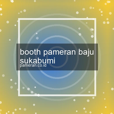 Booth Pameran Baju Sukabumi