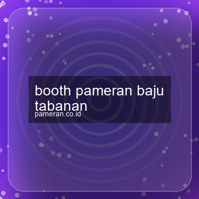 Booth Pameran Baju Tabanan