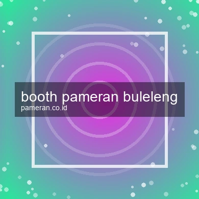 Booth Pameran Buleleng