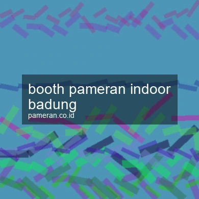 Booth Pameran Indoor Badung