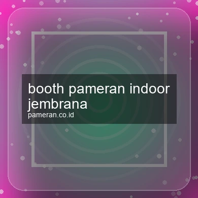 Booth Pameran Indoor Jembrana