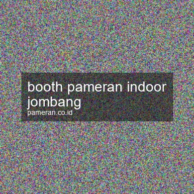 Booth Pameran Indoor Jombang