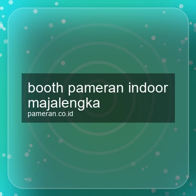 Booth Pameran Indoor Majalengka