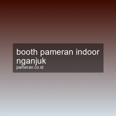 Booth Pameran Indoor Nganjuk
