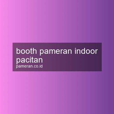 Booth Pameran Indoor Pacitan