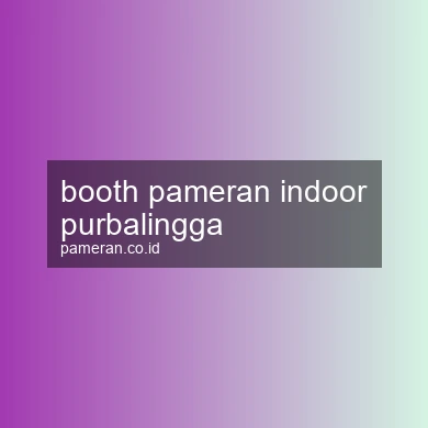 Booth Pameran Indoor Purbalingga