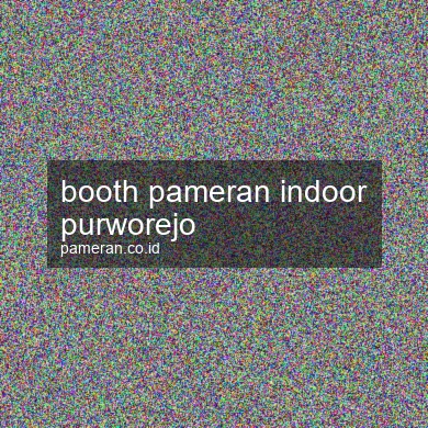 Booth Pameran Indoor Purworejo