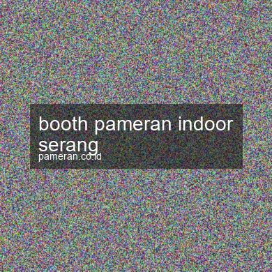 Booth Pameran Indoor Serang